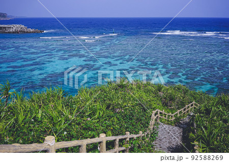 沖縄県の離島宮古島 イムギャーマリンガーデン 日本の絶景 92588269