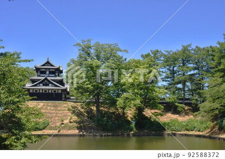 【新潟県上越市】高田城の風景 三重櫓 【新潟県上越市】高田城の風景 三重櫓 92588372