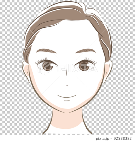 [Cosmetology / Skin Care] Women's no makeup face 92588382