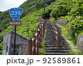 国道339号線竜飛岬付近の階段国道 92589861