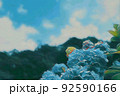 青空と紫陽花 92590166