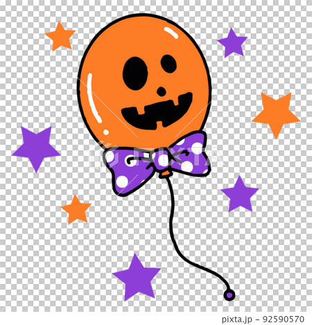 Illustration of balloons that can be used for Halloween Illustration of balloons that can be used for Halloween 92590570