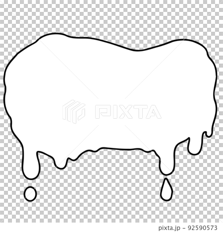 Muddy speech bubble simple 92590573