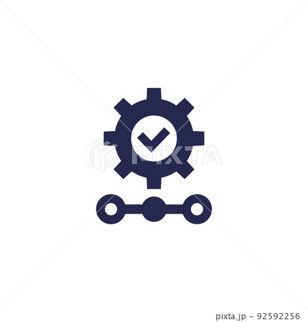quality control of production icon quality control of production icon 92592256