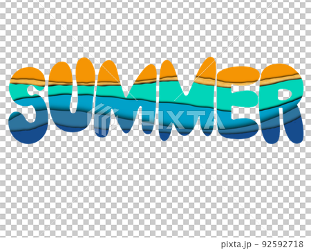 設計字體夏天 設計字體夏天 92592718