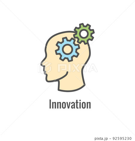 Core Values Showing Mission or Vision Icon 92595230