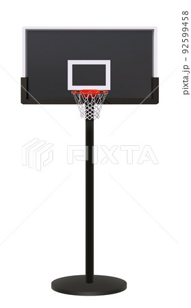 Basketball hoop on white background.3d render 92599458