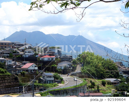 鹿児島県のシンボル桜島 92599604