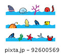 海の生き物 92600569