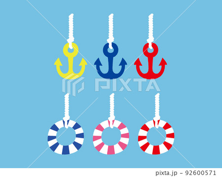 碇と浮き輪 92600571