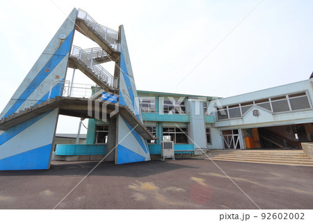 震災遺構 浪江町の請戸小学校跡 震災遺構 浪江町の請戸小学校跡 92602002