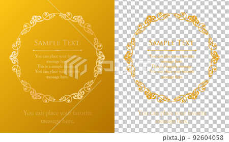 Halloween frame. Antique design. Decorative design. 92604058