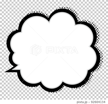 Simple and pop cloud balloon 92604134