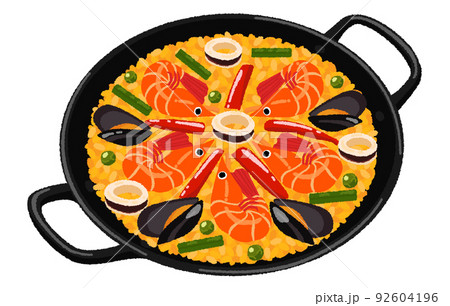 パエリアのイラスト 92604196