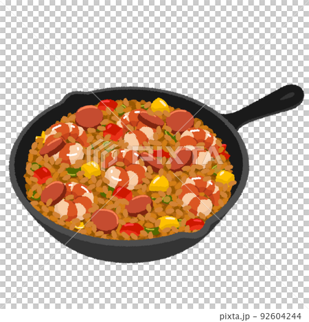 Illustration of Jambalaya 92604244