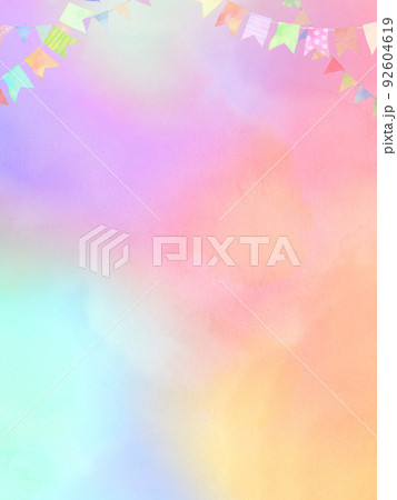 可愛い空の素材のイラスト素材