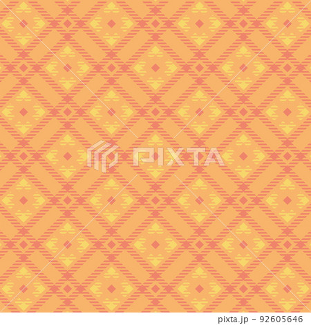 チェック柄の背景イラストイメージ チェック柄の背景イラストイメージ 92605646