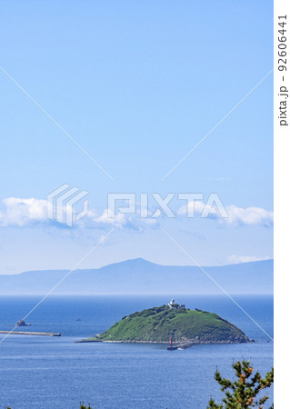 北海道　室蘭港の大黒島 92606441