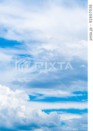 【夏素材】夏空イメージ【長野県】 92607036