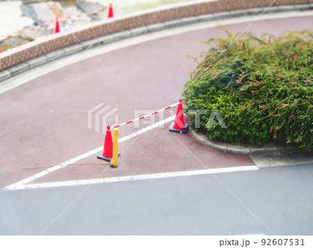 交通イメージ 道路 チルトシフト ジオラマ風 交通イメージ 道路 チルトシフト ジオラマ風 92607531