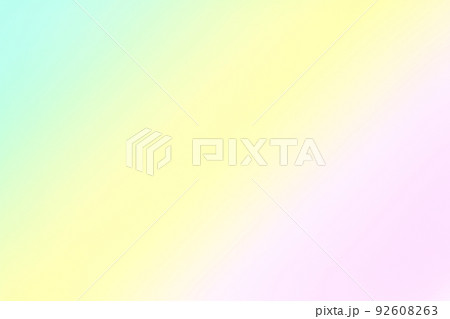 黄 緑 ピンク色の背景 グラデーション 壁紙の写真素材