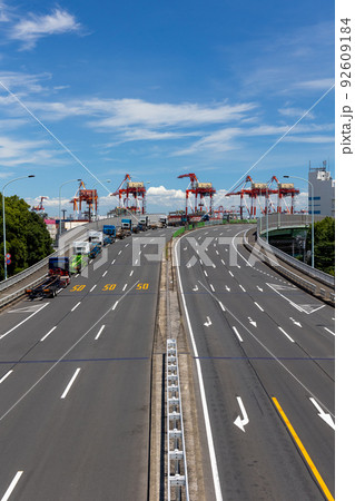 大井埠頭　北部陸橋 92609184