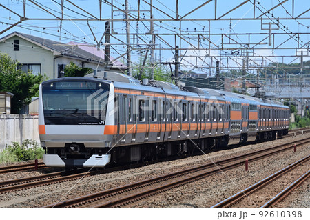 東海道本線 大磯ー二宮 JR東日本 E233系0番台 H57編成(豊田) グリーン車組込 公式試運転 東海道本線 大磯ー二宮 JR東日本 E233系0番台 H57編成(豊田) グリーン車組込 公式試運転 92610398