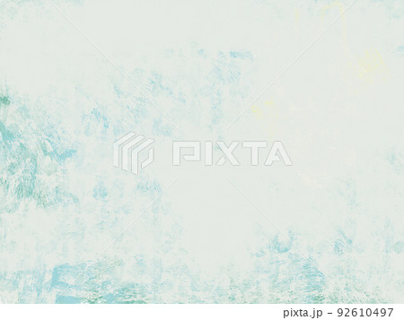 雲模様のパステル塗り調背景 92610497