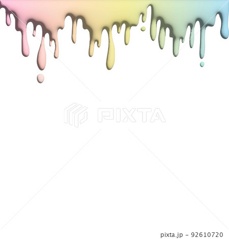 paint dripping on white background 92610720