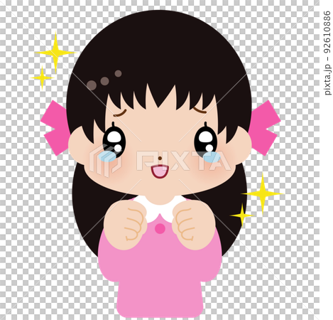 キラキラ うるうる 涙 リボン 女の子 素材 キラキラ うるうる 涙 リボン 女の子 素材 92610886
