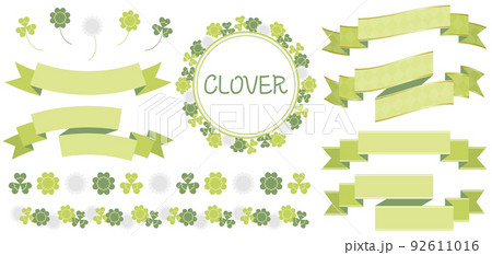 クローバーの装飾セット クローバーの装飾セット 92611016