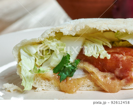 Stuffed Moroccan pitta 92612458