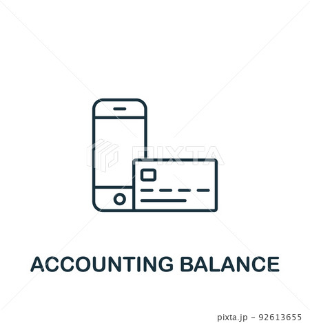 Accounting Balance icon. Monochrome simple Accounting icon for templates, web design and infographics 92613655