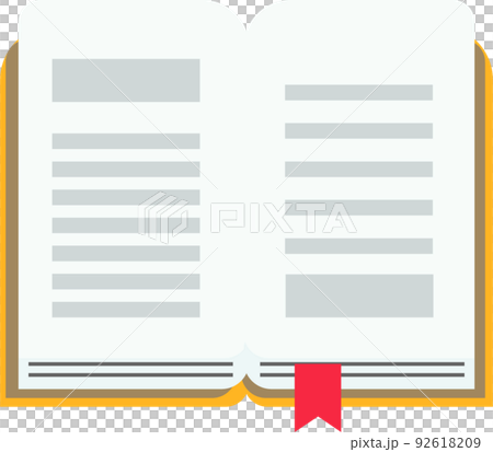 傳播書書籤書小說插畫背景透明 92618209
