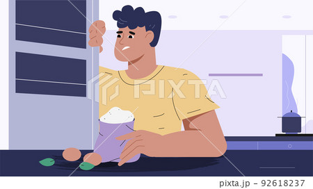 Not enough food in the fridge 92618237