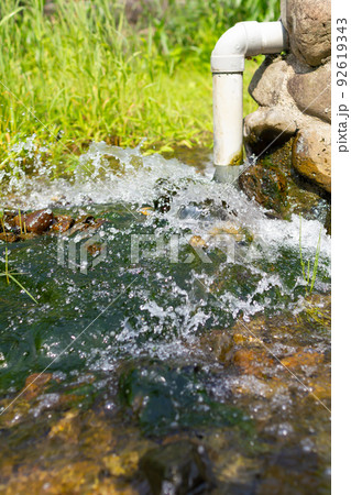 琵琶湖疏水の配管 水たまり 南禅寺船溜 琵琶湖疏水の配管 水たまり 南禅寺船溜 92619343