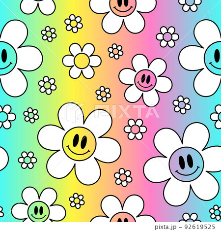 Flower Smiley Face drawing flower face computer Wallpaper smiley png   PNGWing
