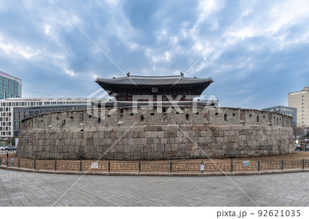 Seoul City Wall fortress protecting capital of South Korea Seoul City Wall fortress protecting capital of South Korea 92621035