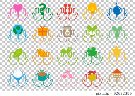 Palm Illustration Material Vector Icon Design Palm Illustration Material Vector Icon Design 92622399