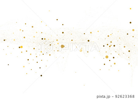Light gold glitter round confetti background. Light gold glitter round confetti background. 92623368