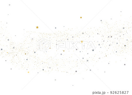 Light gold and light silver glitter confetti background. 92625827