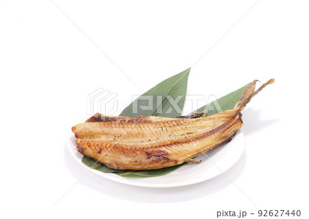 ほっけ　干物　焼き魚　明るい背景 92627440