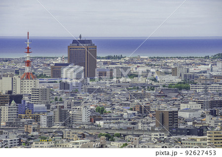 金沢市街地　石川県庁　石川県金沢市 92627453