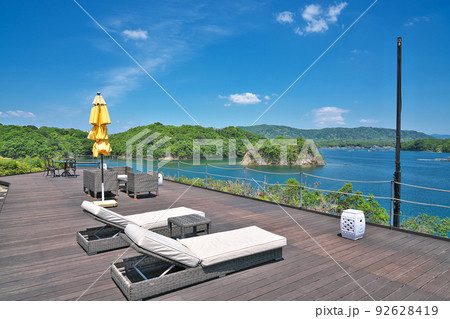 【志摩地中海村より英虞湾の風景】 三重県志摩市浜島町迫子 92628419