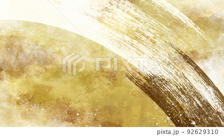 金箔の抽象的な和風背景 金箔の抽象的な和風背景 92629310