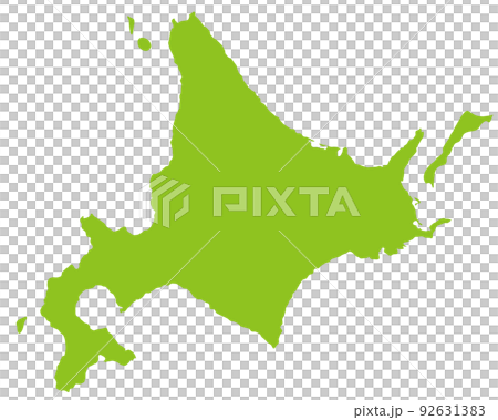 北海道自然地圖,可愛的手繪風格 北海道自然地圖,可愛的手繪風格 92631383