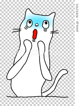 青ざめるきもかわ猫 92632501