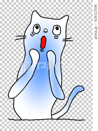 Kimokawa貓被嚇得凍僵了 92632506