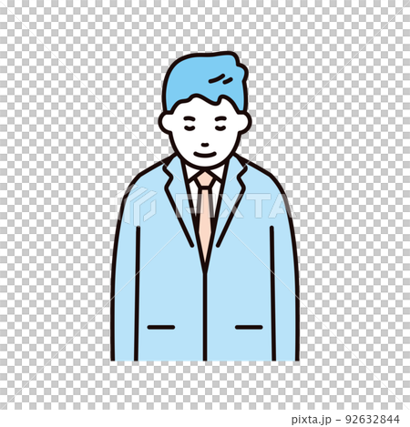Business _ person _ male _ suit _ upper body _ bow 92632844