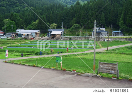 夏の阿仁マタギ駅前 秋田 夏の阿仁マタギ駅前 秋田 92632891